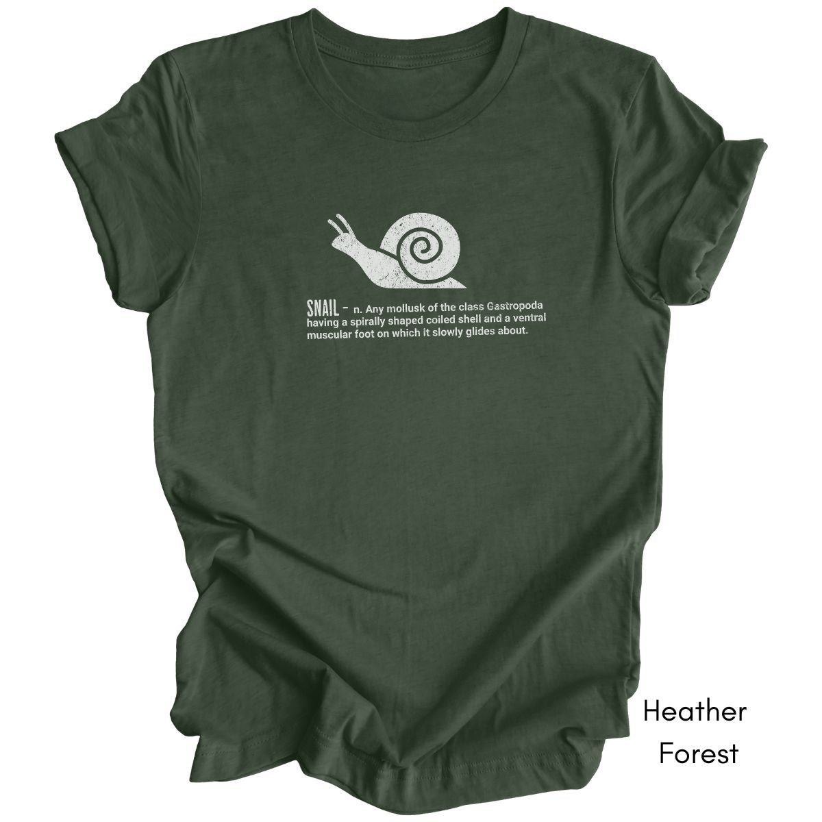 Snail Tee - Unisex Jersey Light Weight T-shirt