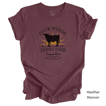 Custom Family Farm Beef Cow T-shirt