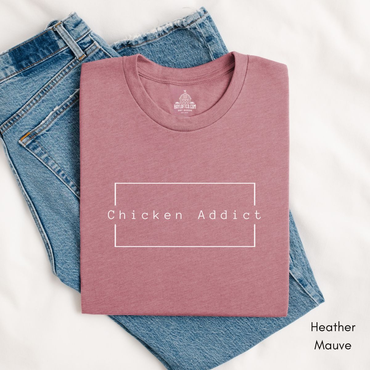 Chicken Addict Unisex Jersey Light Weight Tshirt