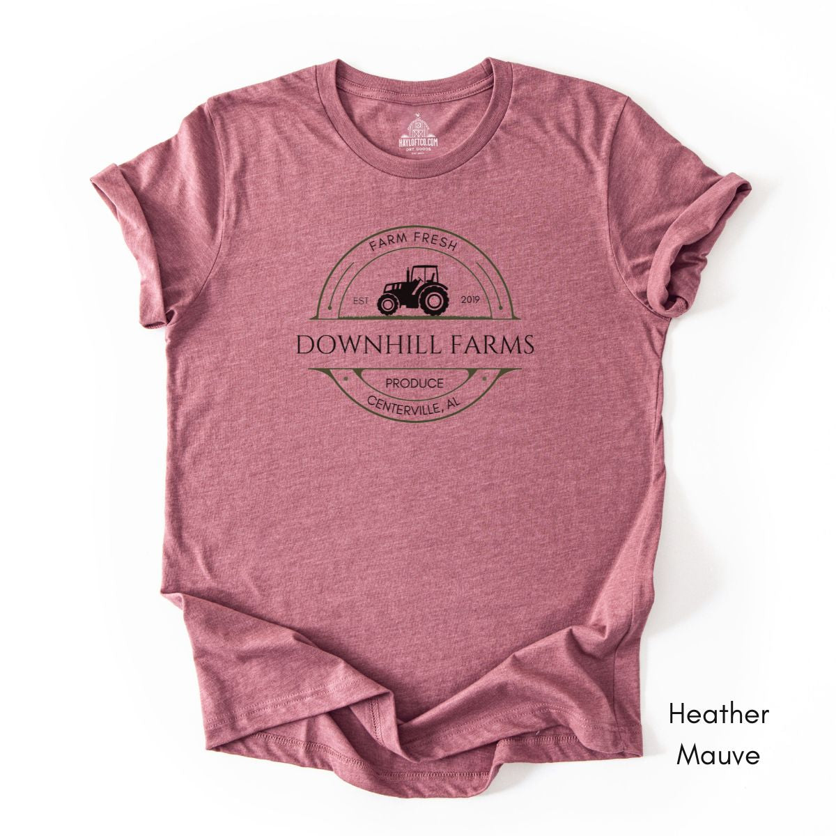 Custom Farm Tractor Unisex Jersey Light Weight T-shirt