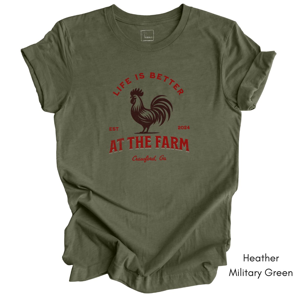 Custom Life is Better on the Farm - Unisex Jersey Light Weight T-shirt