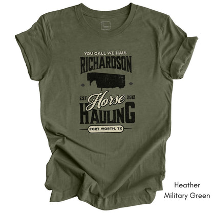 Custom Horse/Livestock Local Hauling Light Weight Jersey T-shirt