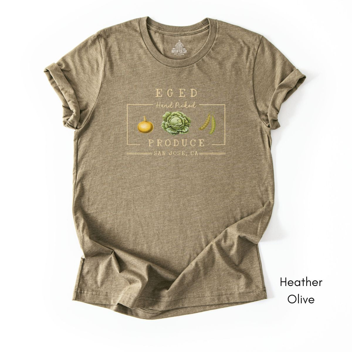 Custom Vegetable Produce Farm Lightweight Jersey Unisex T-shirt