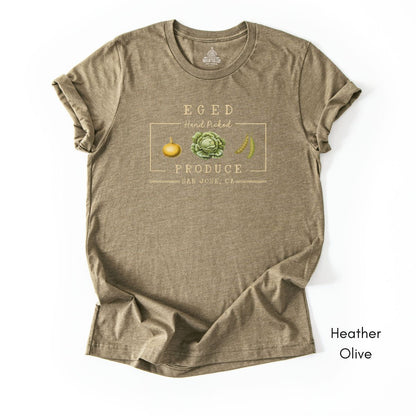 Custom Vegetable Produce Farm Lightweight Jersey Unisex T-shirt