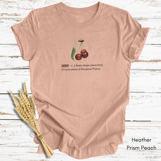 Cherry T-shirt Unisex Light Weight Tee