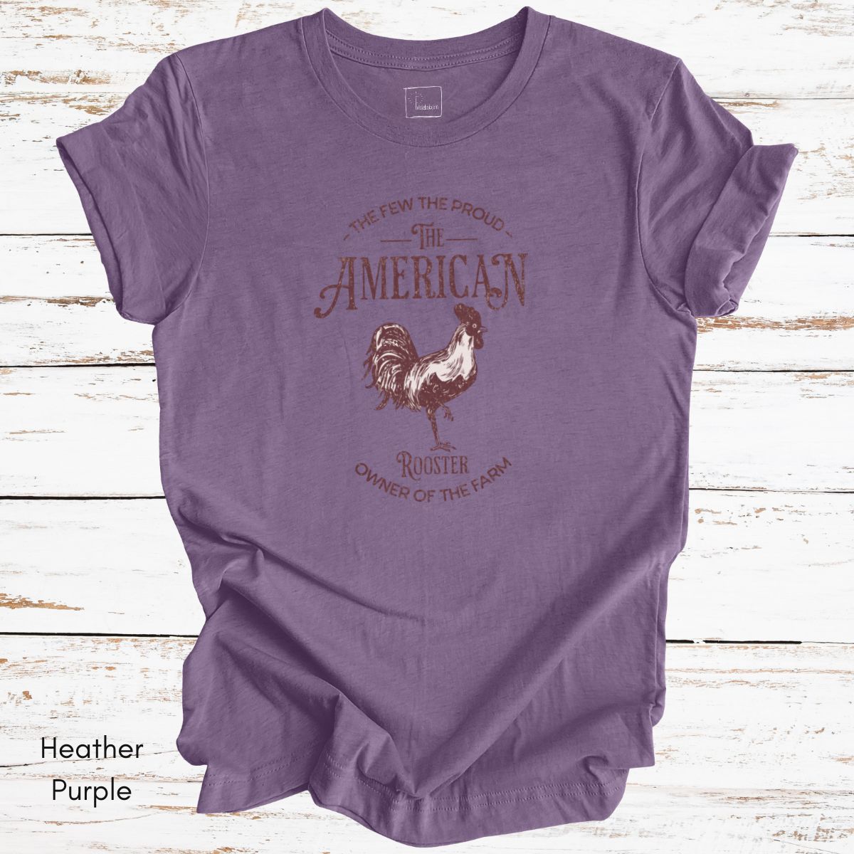 American Rooster Light Weight Jersey Unisex T-shirt