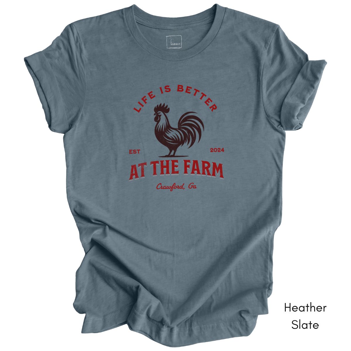 Custom Life is Better on the Farm - Unisex Jersey Light Weight T-shirt