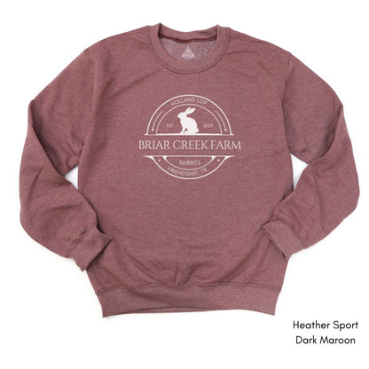 Custom Rabbit Farm Unisex Crewneck Sweatshirt
