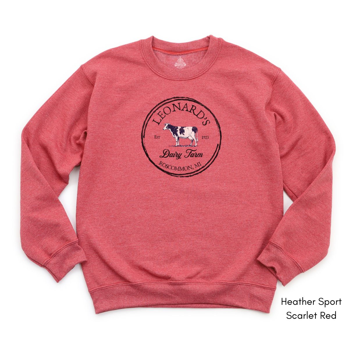 Custom Dairy Farm Unisex Crewneck Sweatshirt