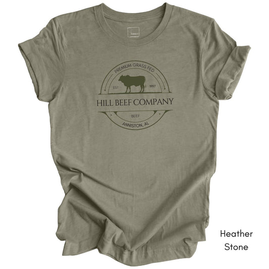 Custom Cattle Beef Farm Light Weight Unisex Jersy T-shirt Steer Version