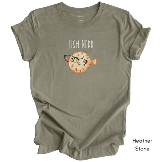 Fish Nerd Unisex Jersey Light Weight T-shirt