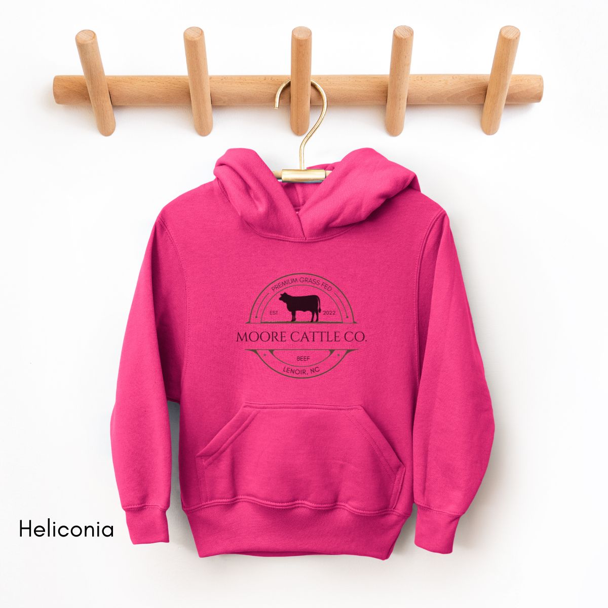 Custom Cattle Farm Ranch YOUTH/KIDS Heavy Blend Hooded Sweatshirt