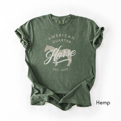 American Quarter Horse Breed Midweight Vintage Style T-Shirt