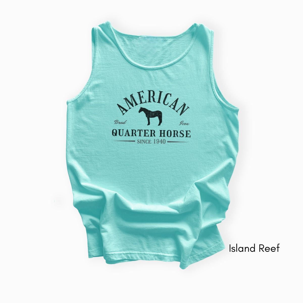 American Quarter Horse Unisex Garment Dyed Tank Top