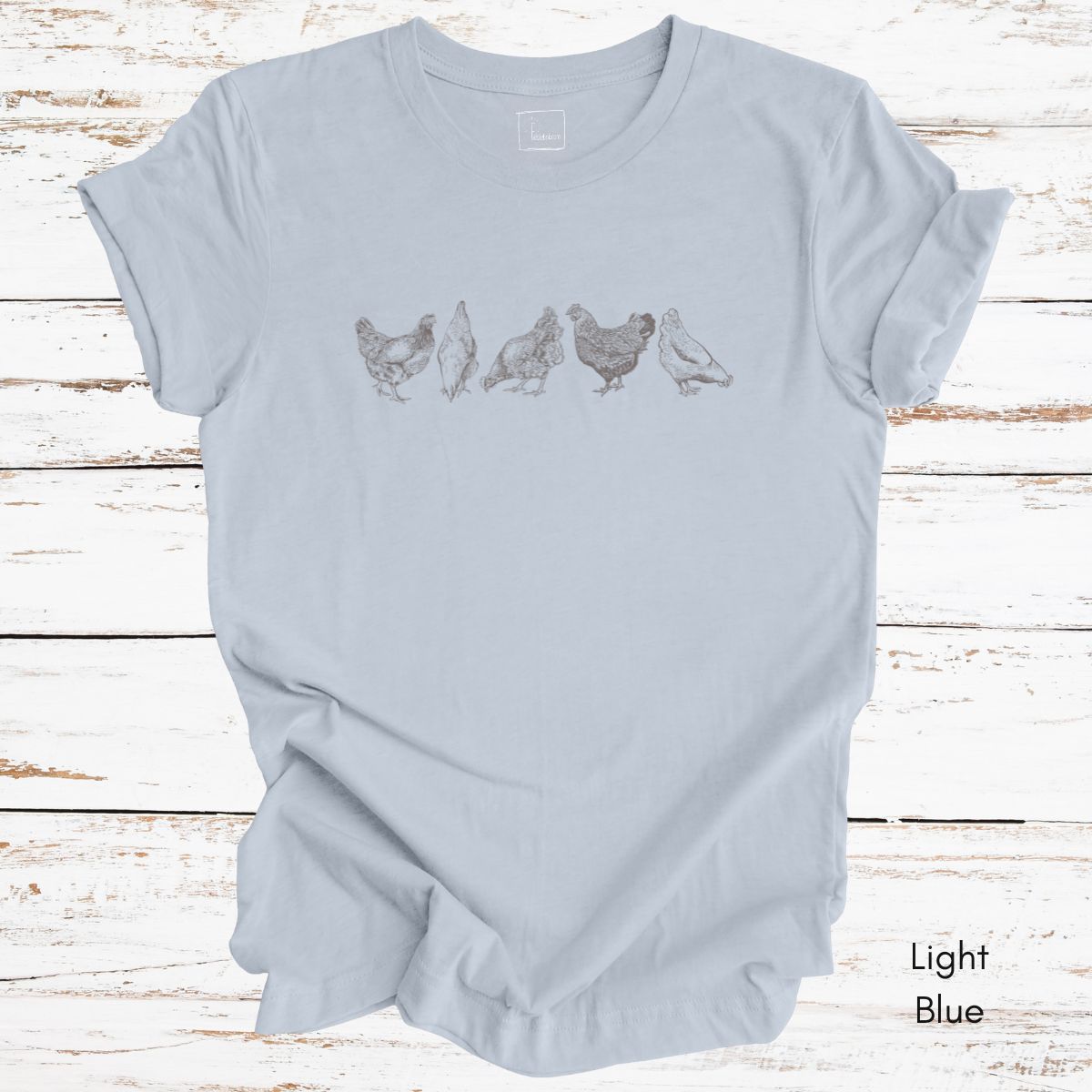 Chicken Scratch - Unisex Jersey Light Weigth T-shirt