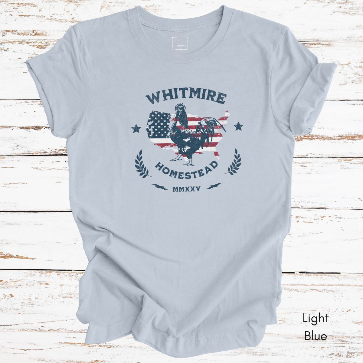 Custom Patriotic Farm Light Weight Unisex Jersey T-shirt
