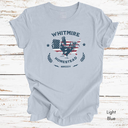 Custom Patriotic Farm Light Weight Unisex Jersey T-shirt