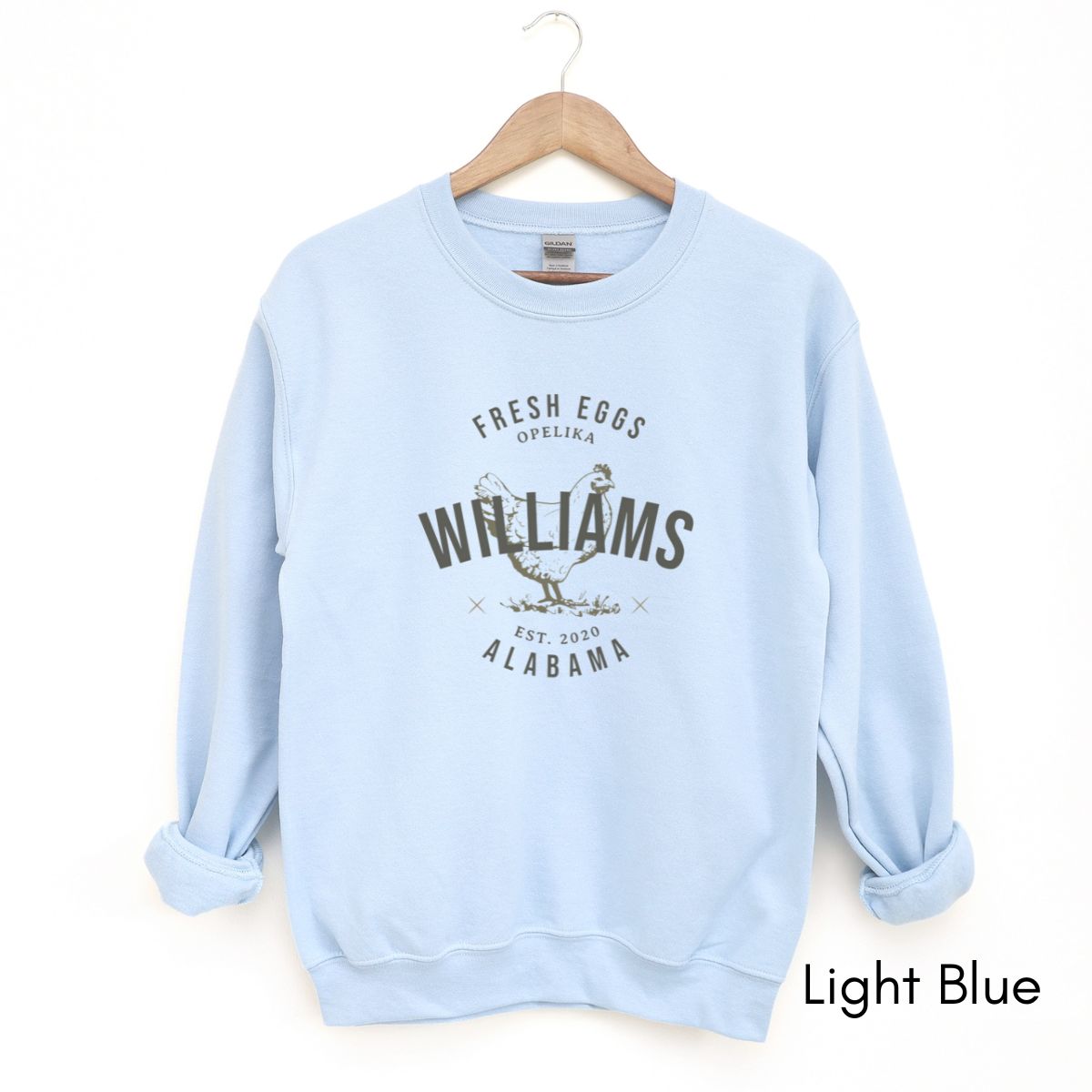 Custom Local Egg Farm Unisex Crewneck Sweatshirt