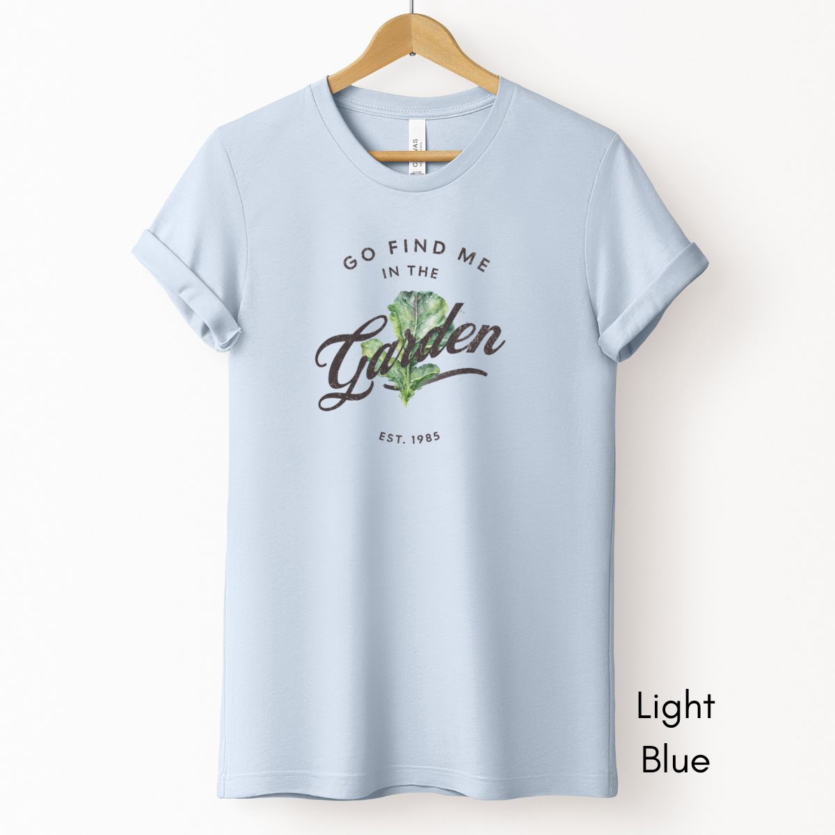 Find Me in the Vegetable Garden Unisex Light Weight Jersey T-shirt