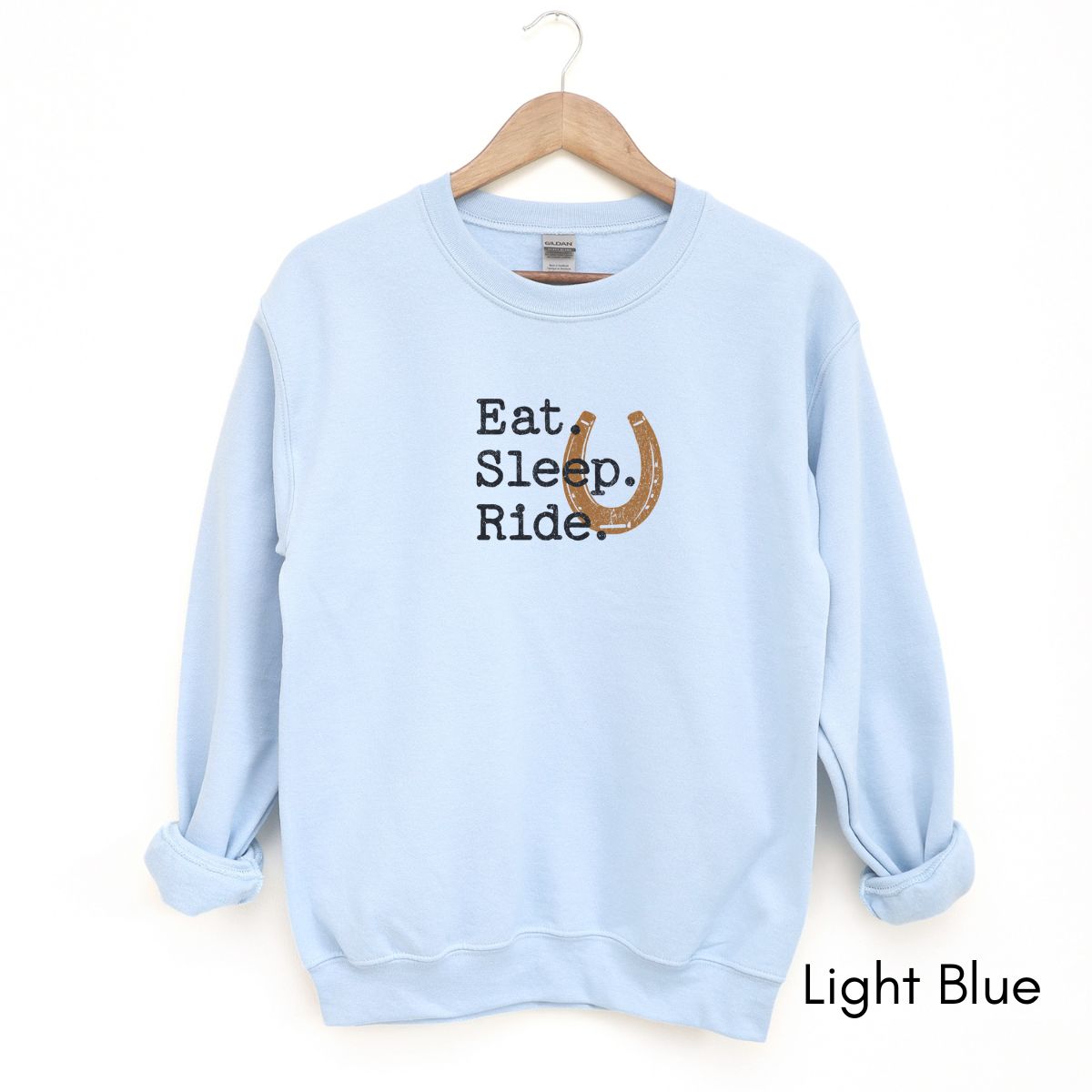 Eat Sleep Ride - Unisex Heavy Blend Crewneck Sweatshirt