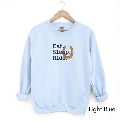 Eat Sleep Ride - Unisex Heavy Blend Crewneck Sweatshirt