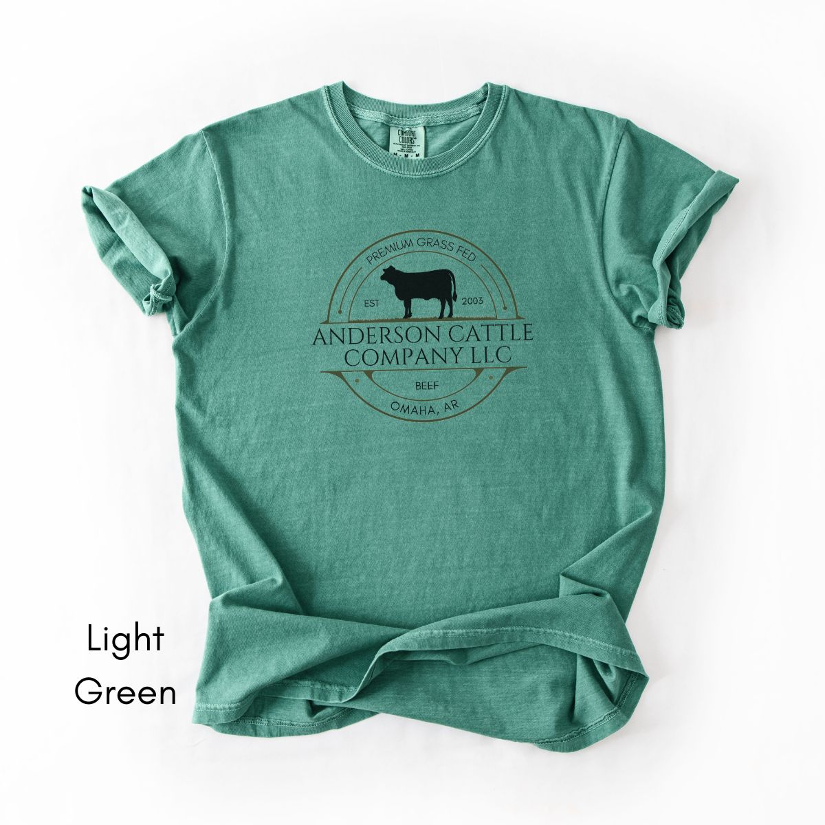 Custom Cattle Farm Heifer Version Midweight Unisex T-shirt