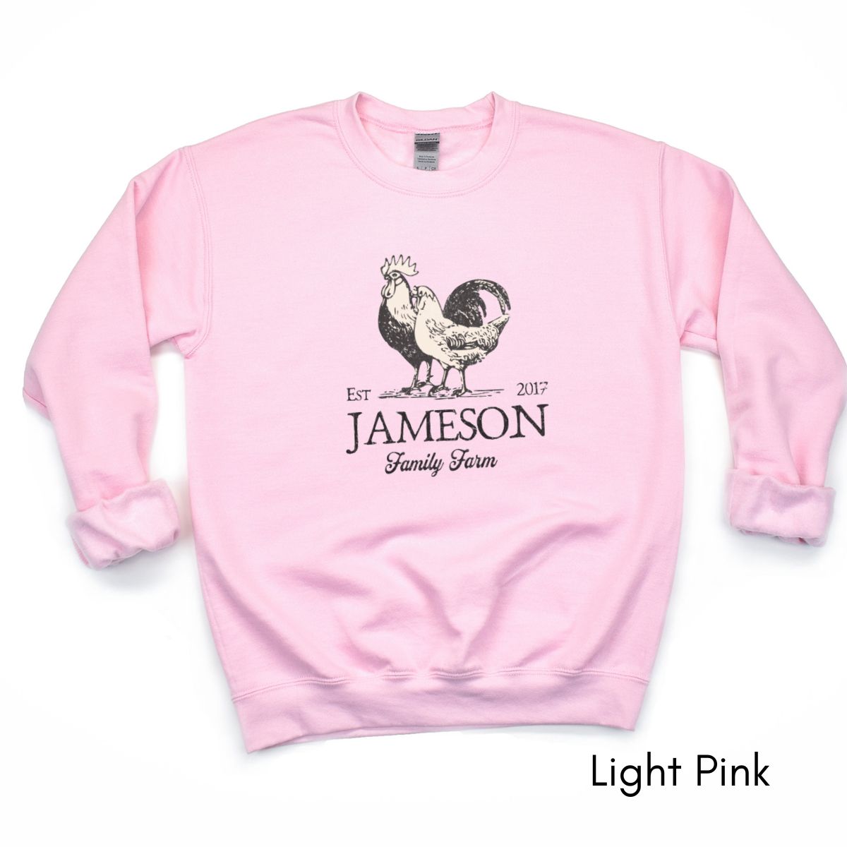 Custom Family Farm Sweatshirt - Unisex Crewneck Sweatshirt
