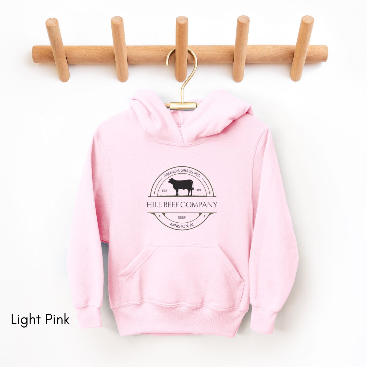 Custom Cattle Farm Ranch YOUTH/KIDS Heavy Blend Hooded Sweatshirt