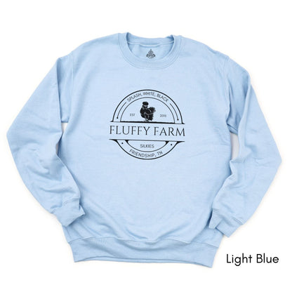 Custom Silkie Chicken Farm Unisex Crewneck Sweatshirt
