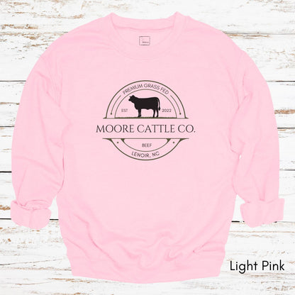 Custom Cattle Farm Heifer Version Unisex Crewneck Sweatshirt
