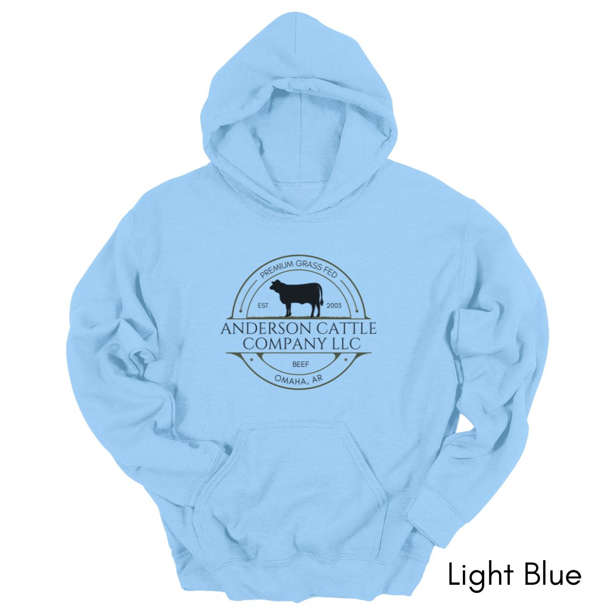 Custom cattle Farm/Ranch Heifer Version Unisex Heavy Blend Hooded Sweatshirt
