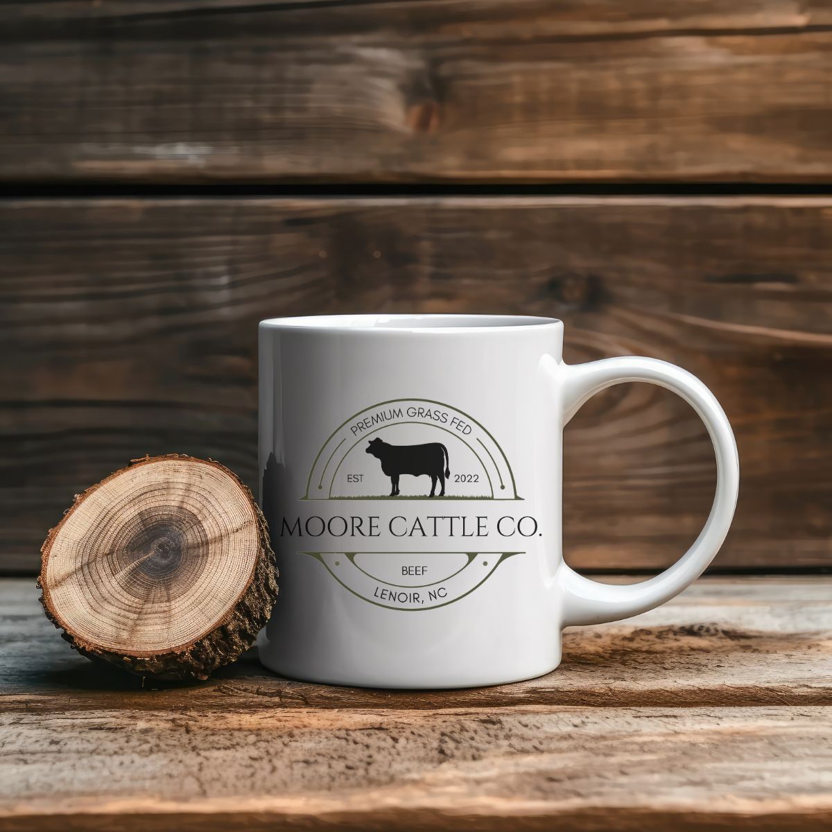 Custom Cattle Farm Ceramic Mug 11 or 15oz HEIFER Version