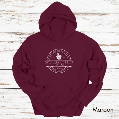 Custom Silkie Chicken Farm Unisex Heavy Blend Hooded Sweatshirt