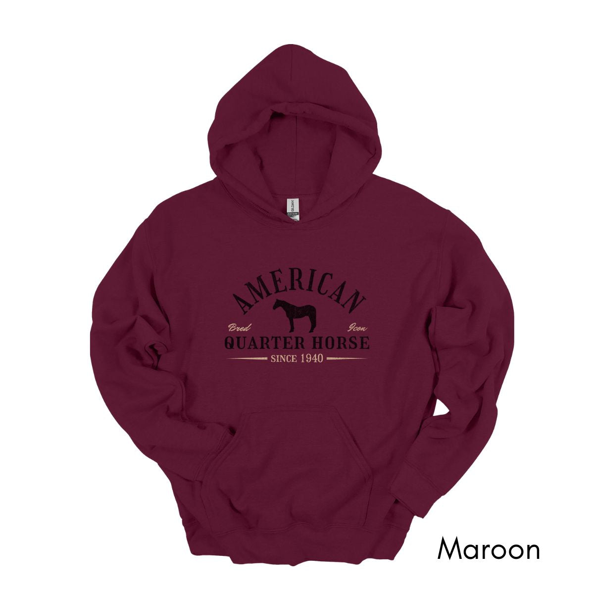 American Quarter Horse Hoodie - Unisex Heavy Blend Hooded Sweatshirt