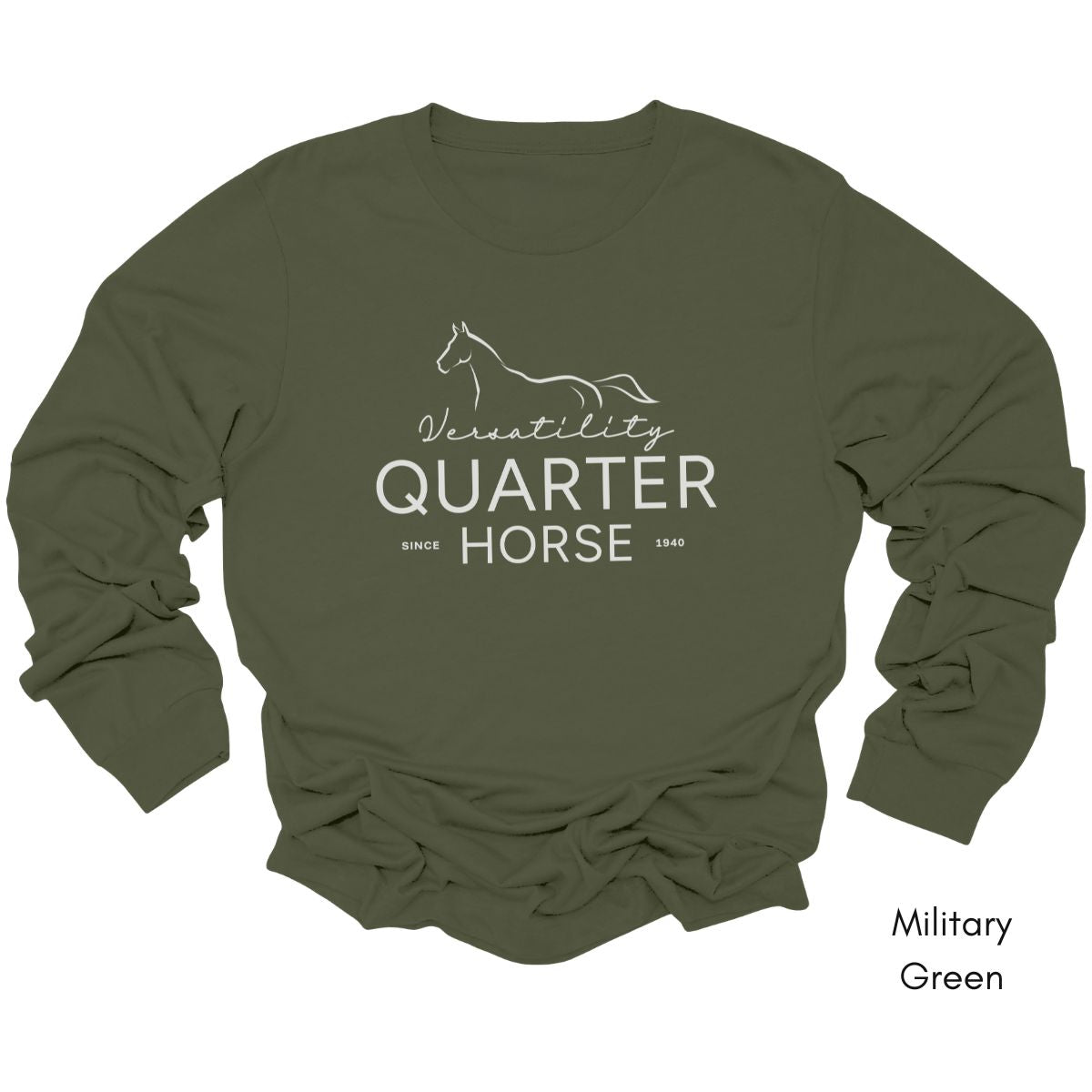 American Quarter Horse Versatility Long Sleeve Unisex T-shirt