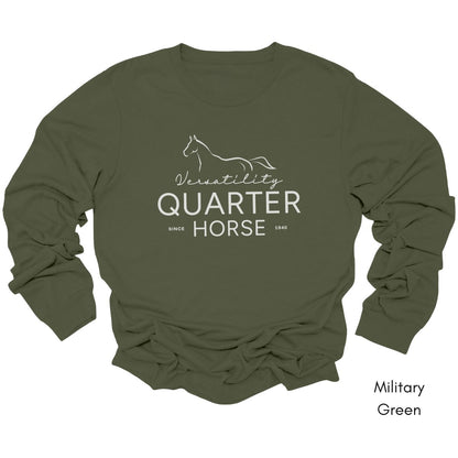 American Quarter Horse Versatility Long Sleeve Unisex T-shirt