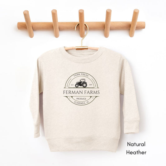 Custom Farm TODDLER Sweatshirt