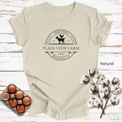 CUSTOM  Egg/Goat Farm Light Weight Unisex Jersey T-shirt