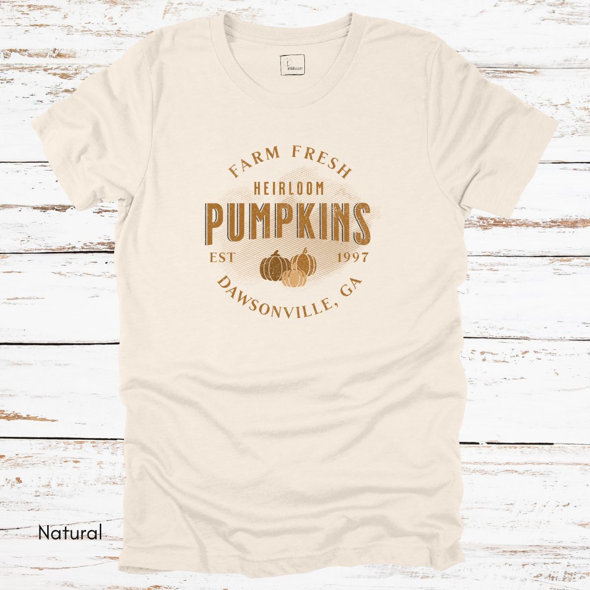 Custom Heirloom Pumpkins Unisex Jersey Light Weight T-shirt