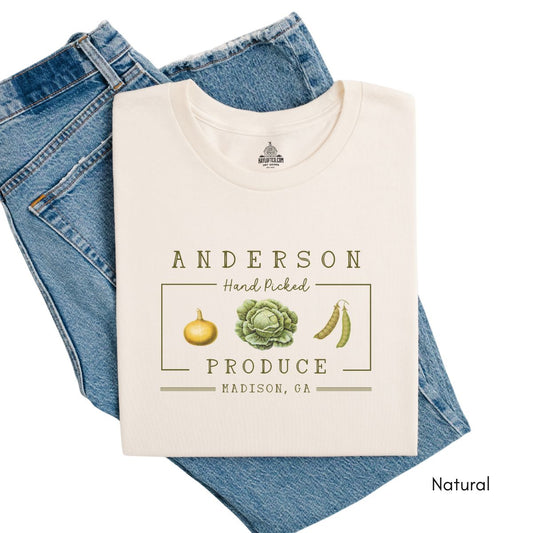 Custom Vegetable Produce Farm Lightweight Jersey Unisex T-shirt