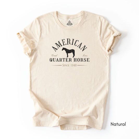 American Quarter Horse Unisex Light Weight Jersey Tee Light Colors