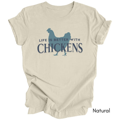 Life is Better With Chickens Light Weight Jersey T-shirt