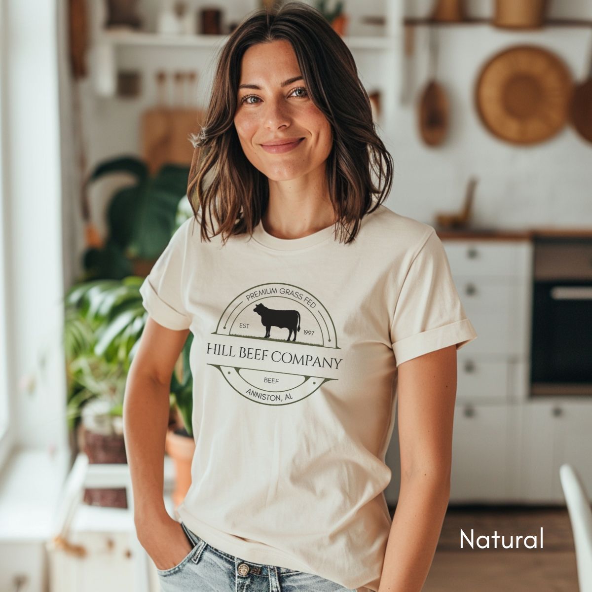 Custom Cattle Beef Farm Heifer Version Light Weight T-shirt