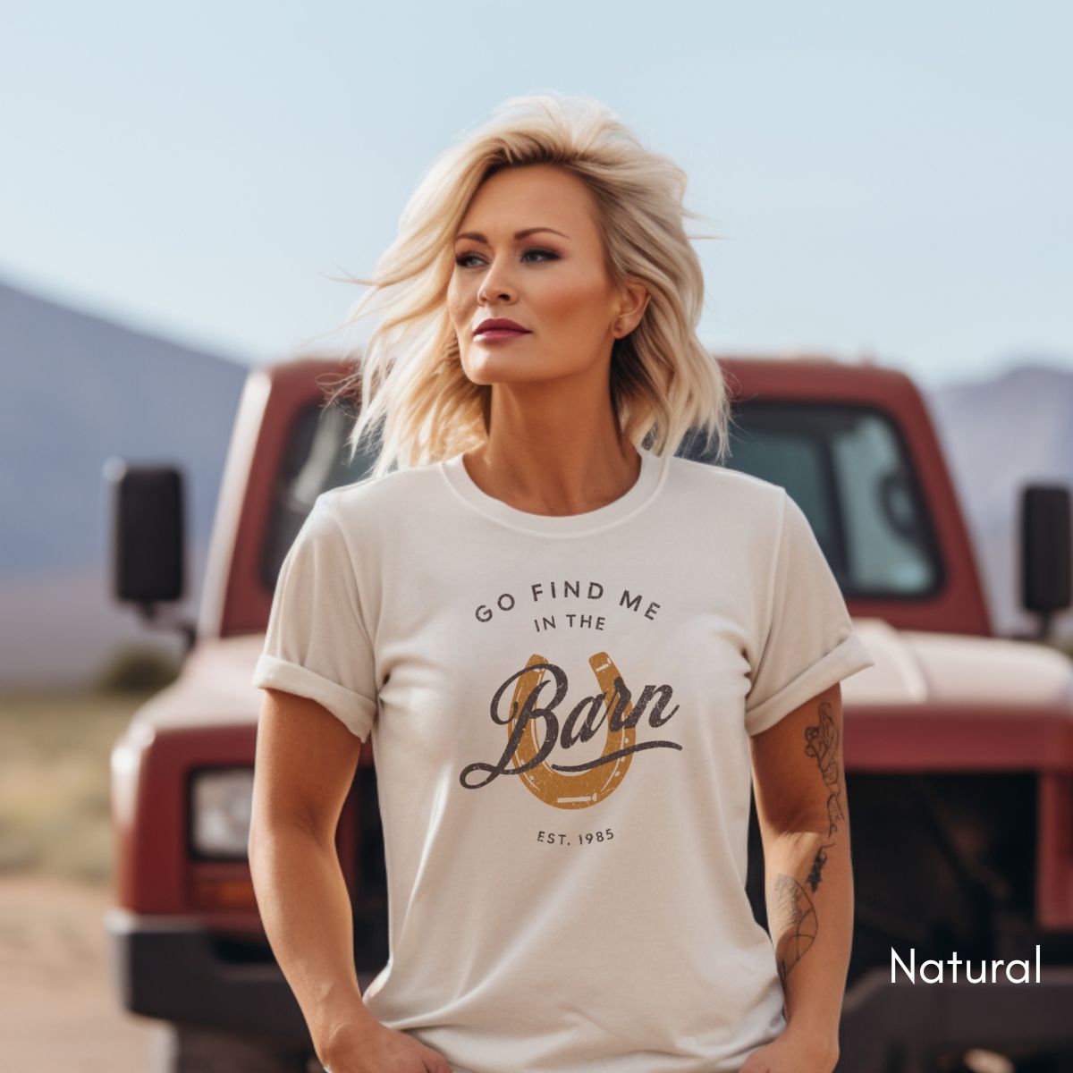 Find Me in the Barn Light Weight Jersey T-shirt