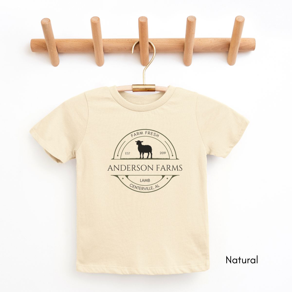 Custom TODDLER Sheep Farm Unisex Tshirt