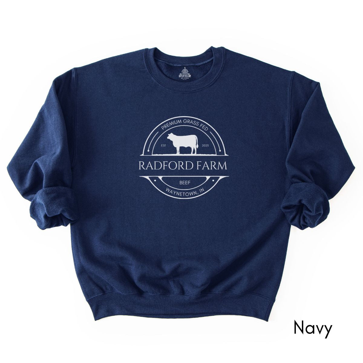 Custom Cattle Farm Heifer Version Unisex Crewneck Sweatshirt