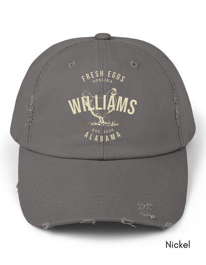 Custom Local Egg Farm Unisex Distressed Baseball Cap