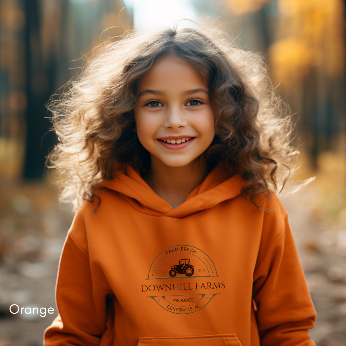 Custom Cattle Farm Ranch YOUTH/KIDS Heavy Blend Hooded Sweatshirt