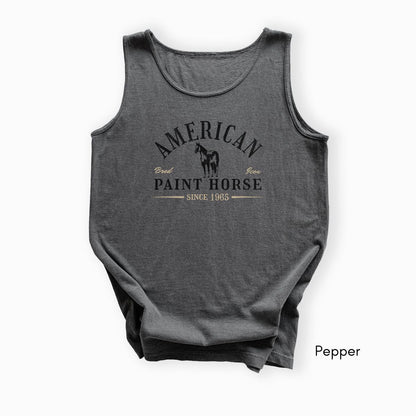 American Paint Horse Garment Dyed Tank Top