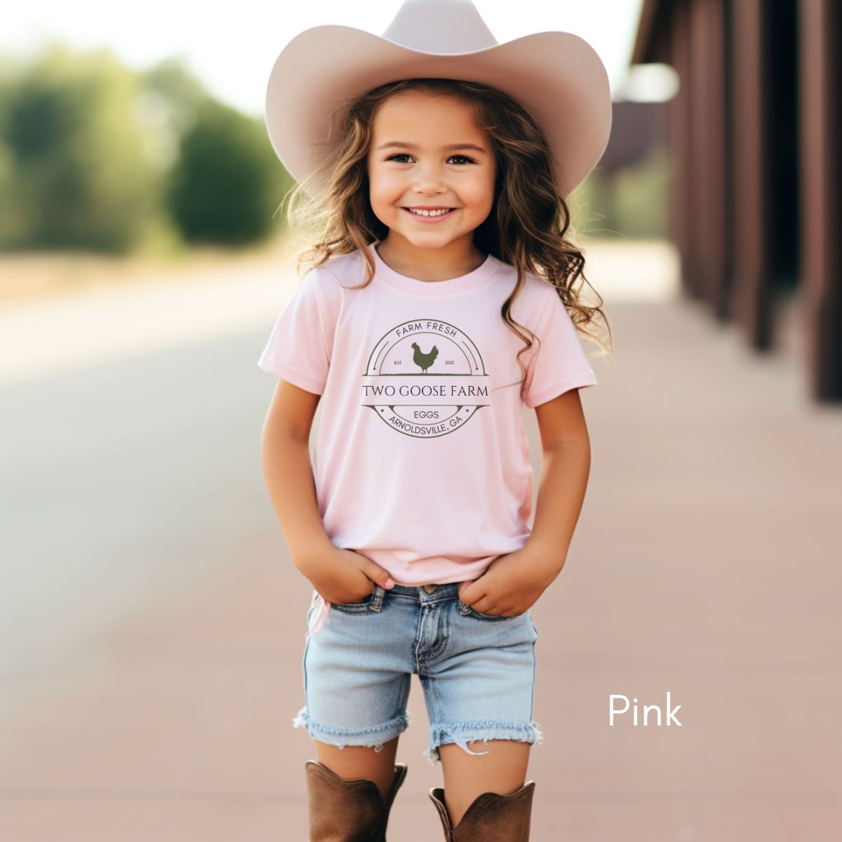 Custom YOUTH/KIDS Egg Farm Unisex Light Weight Tee